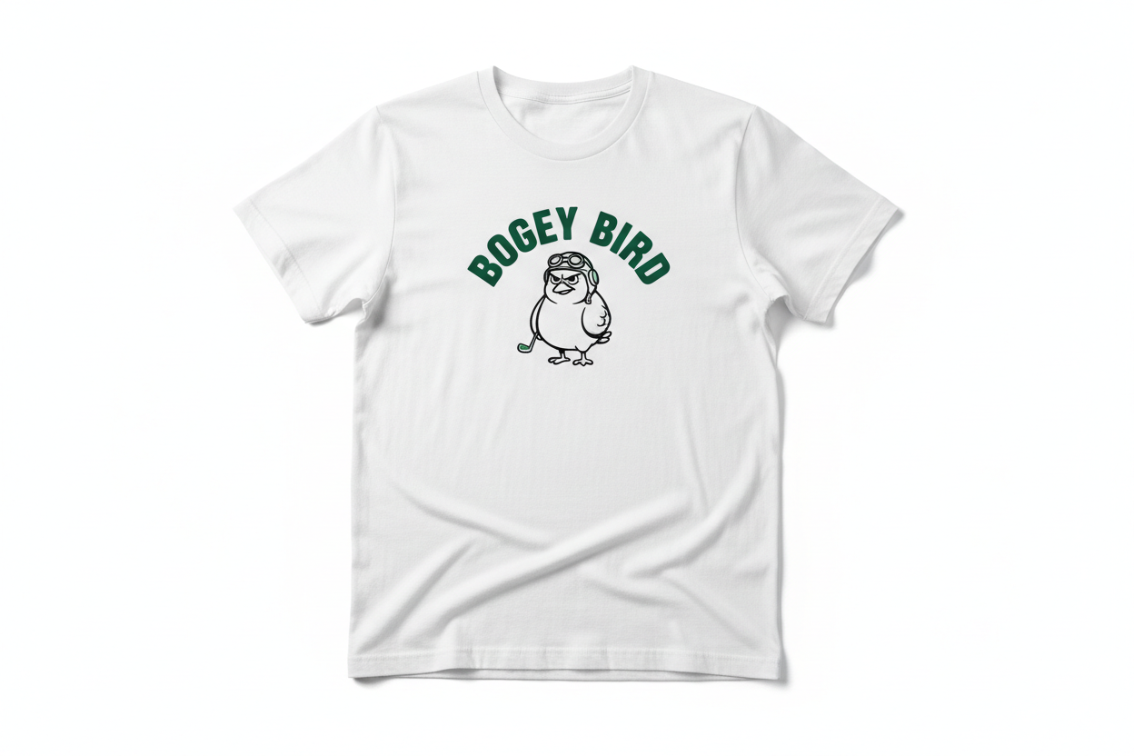 White Bogey Bird T-Shirt 2